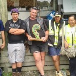 An image of the Te Whangai Trust 'Team of the Week' award.